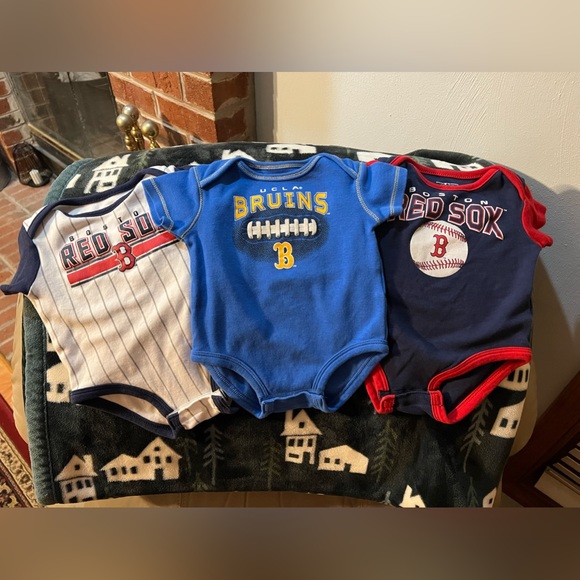 Set of 3 | (2) Boston Red Sox Onesies & (1) UCLA Bruins Onesie | 3-6 mos - Picture 2 of 12